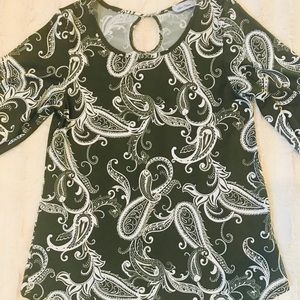 Star Vixen paisley blouse
